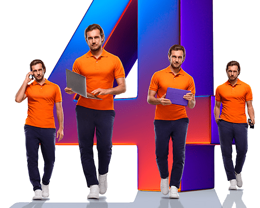 Великолепная четверка Ростелеком в деревня Турейка (Московская область)